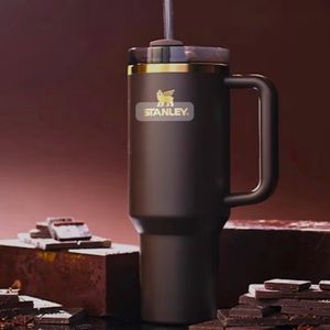 🍫🏆 THE CHOCOLATE GOLD QUENCHER H2.0 FLOWSTATE™ TUMBLER | 40 OZ